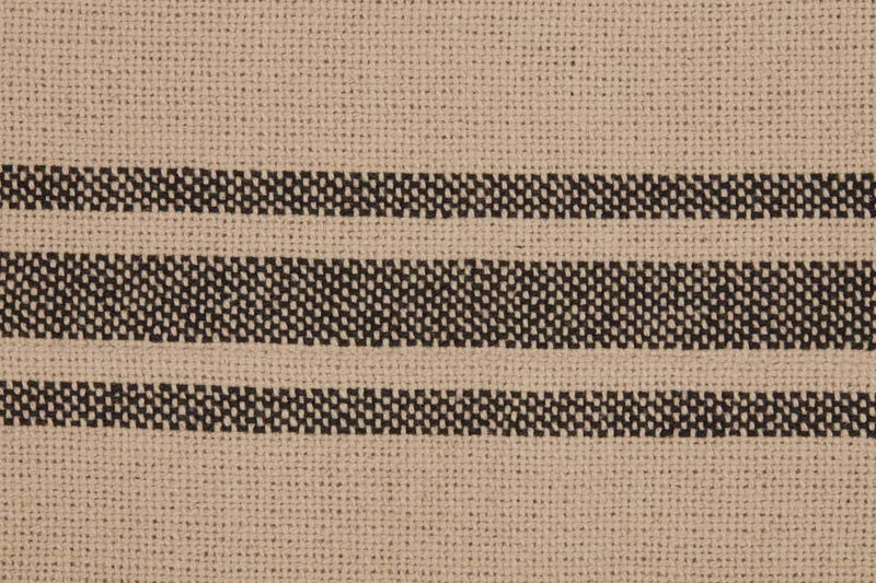 Piper Classics Mill House Stripe Black Panel Panel Curtains, Set of 2 Panels, 84" Long, Farmhouse Primitive Grain Sack Stripe Window Drapes, Beige & Black - Image 5